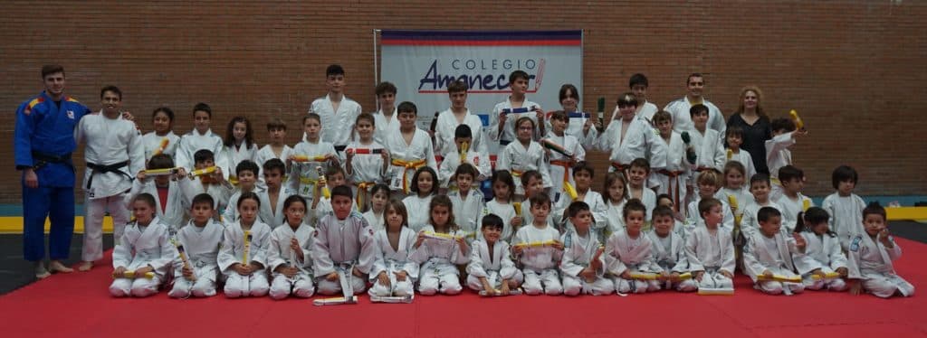 escuela de judo del centro deportivo amanecer